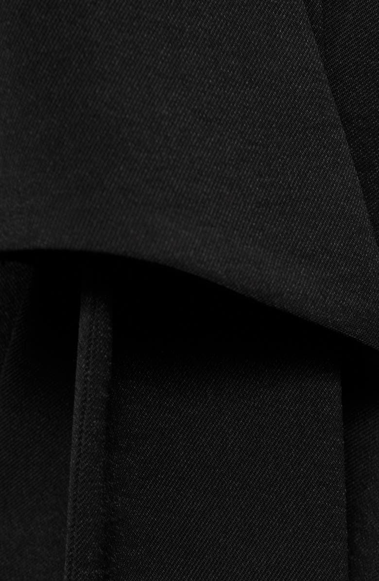 MANGO Wrap Bodice Long Sleeve Dress with Removable Scarf, Alternate, color, 