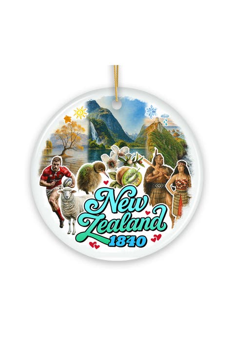 New Zealand 1840 Kiwi Heritage Ornament - Version 1