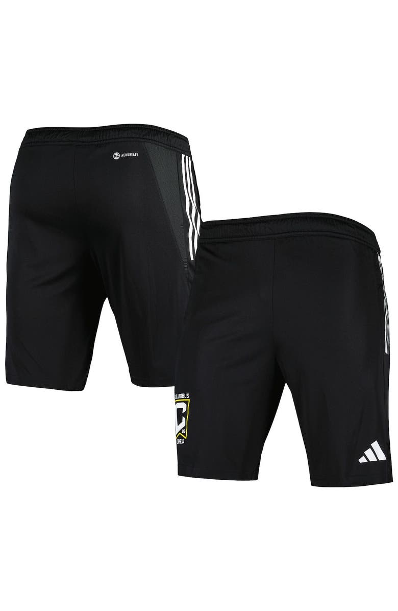 adidas Men's adidas Black Columbus Crew 2023 On-Field AEROREADY Training Shorts, Main, color, 
