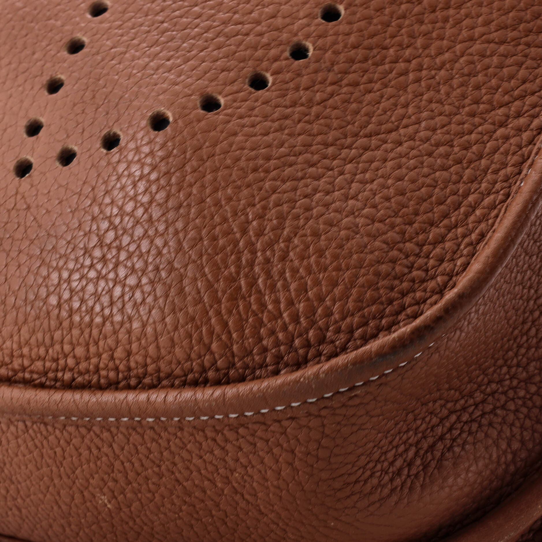 Pre-Owned Hermes Evelyne Bag Gen III Clemence PM, Alternate, color, Gold