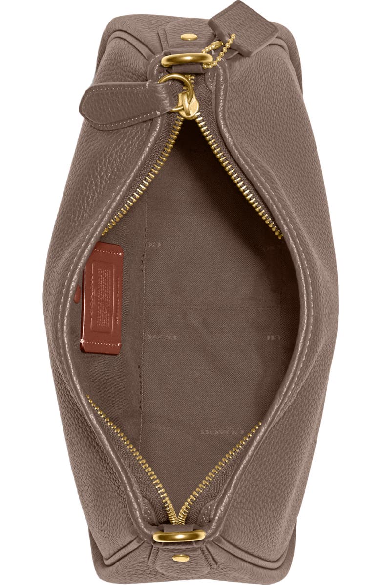 COACH Cary Soft Pebbled Leather Crossbody Bag, Alternate, color, B4/Dark Stone