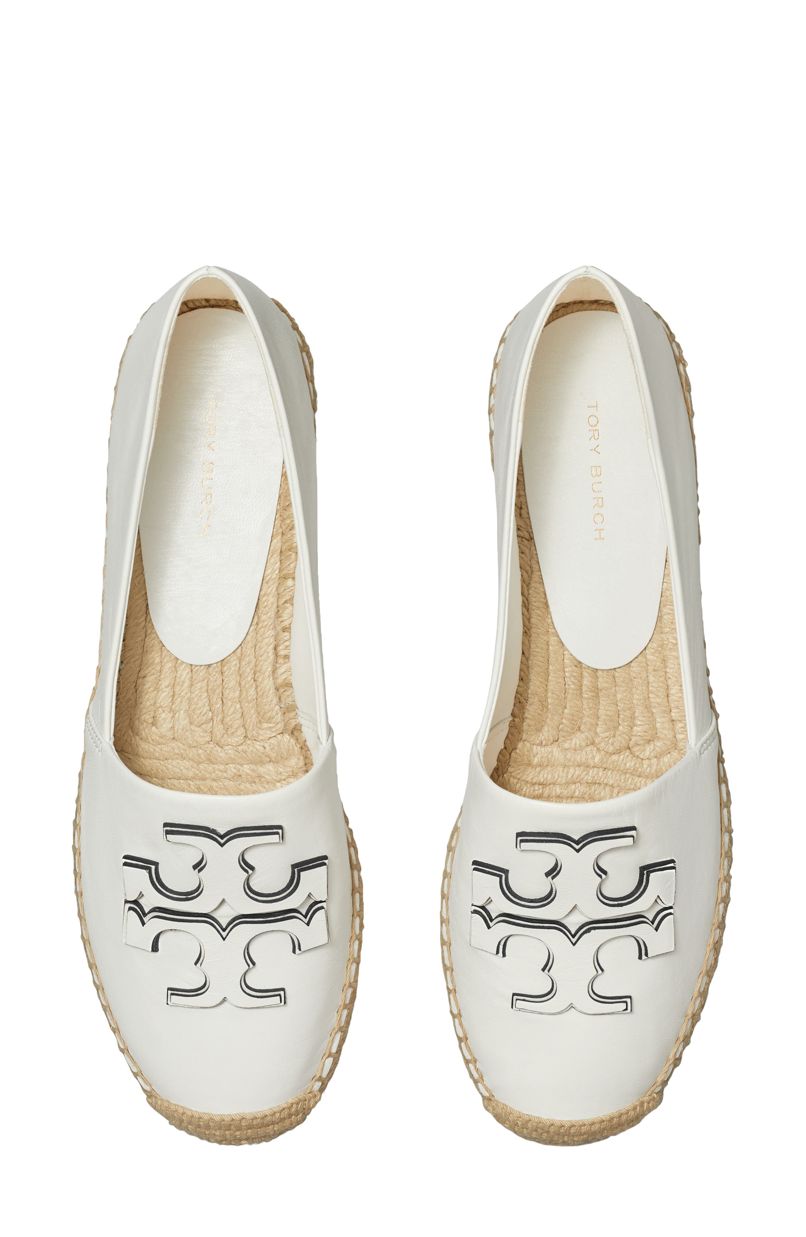 Tory Burch Ines Espadrille Flat, Alternate, color, Gardenia