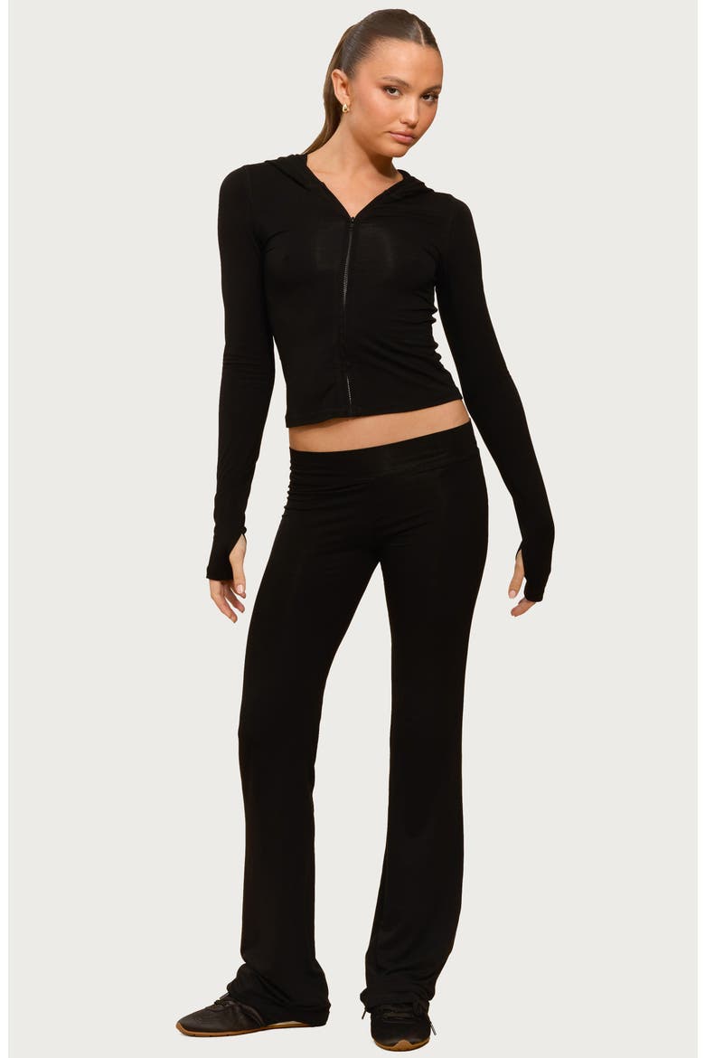 Callan Flare Pants, Alternate, color, BLACK