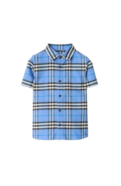 Check Cotton Oxford Shirt