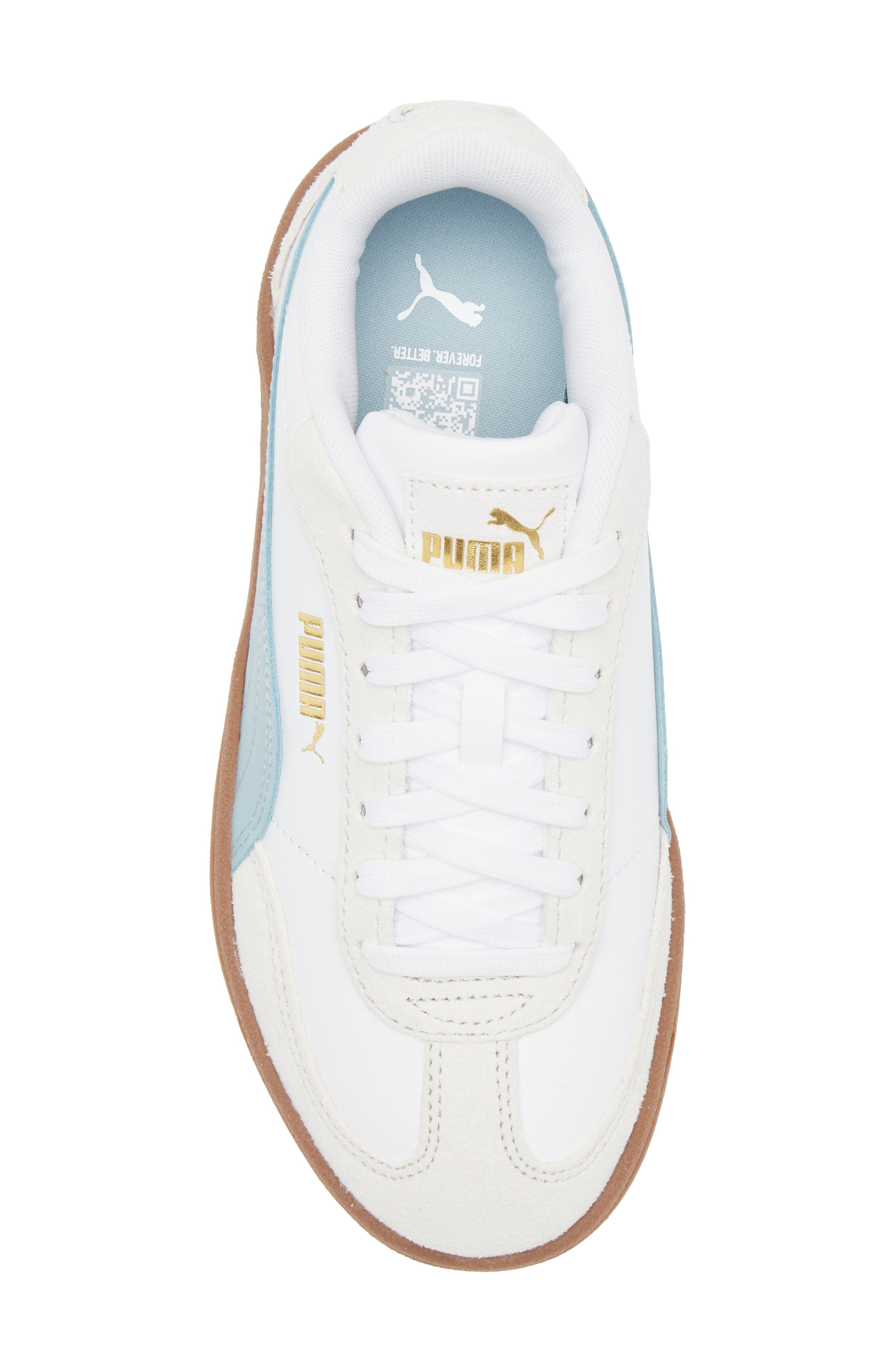 PUMA Club II Era Platform Sneaker, Alternate, color, Puma White-Seafoam