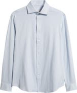 Bugatchi Devon OoohCotton® Paisley Print Long Sleeve Button-Up Shirt