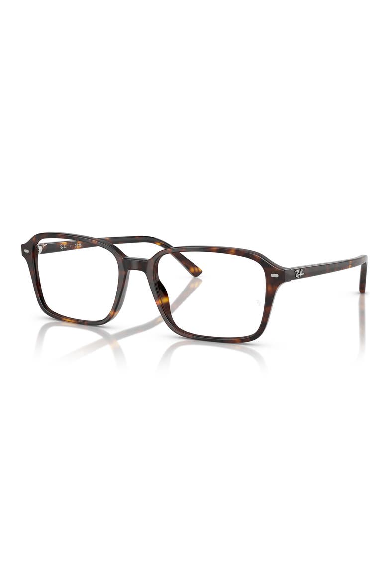 56mm Square Optical Glasses, Alternate, color, HAVANA