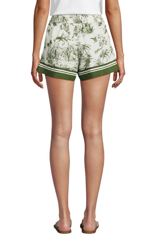 Lands' End Rayon High Rise 5" Pull On Shorts