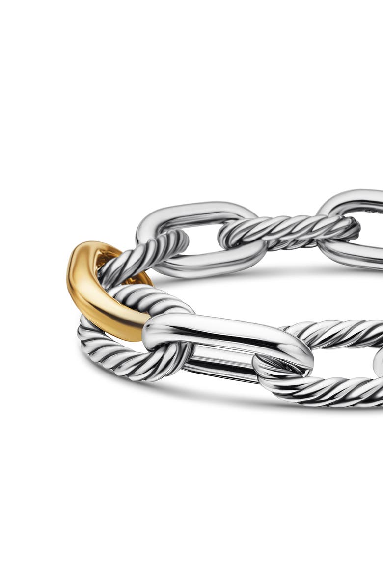 David Yurman DY Madison Large Bracelet with 18K Gold, 13.5mm, Alternate, color, Gold/ Silver