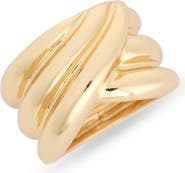 NORDSTROM RACK Textured Saddle Ring