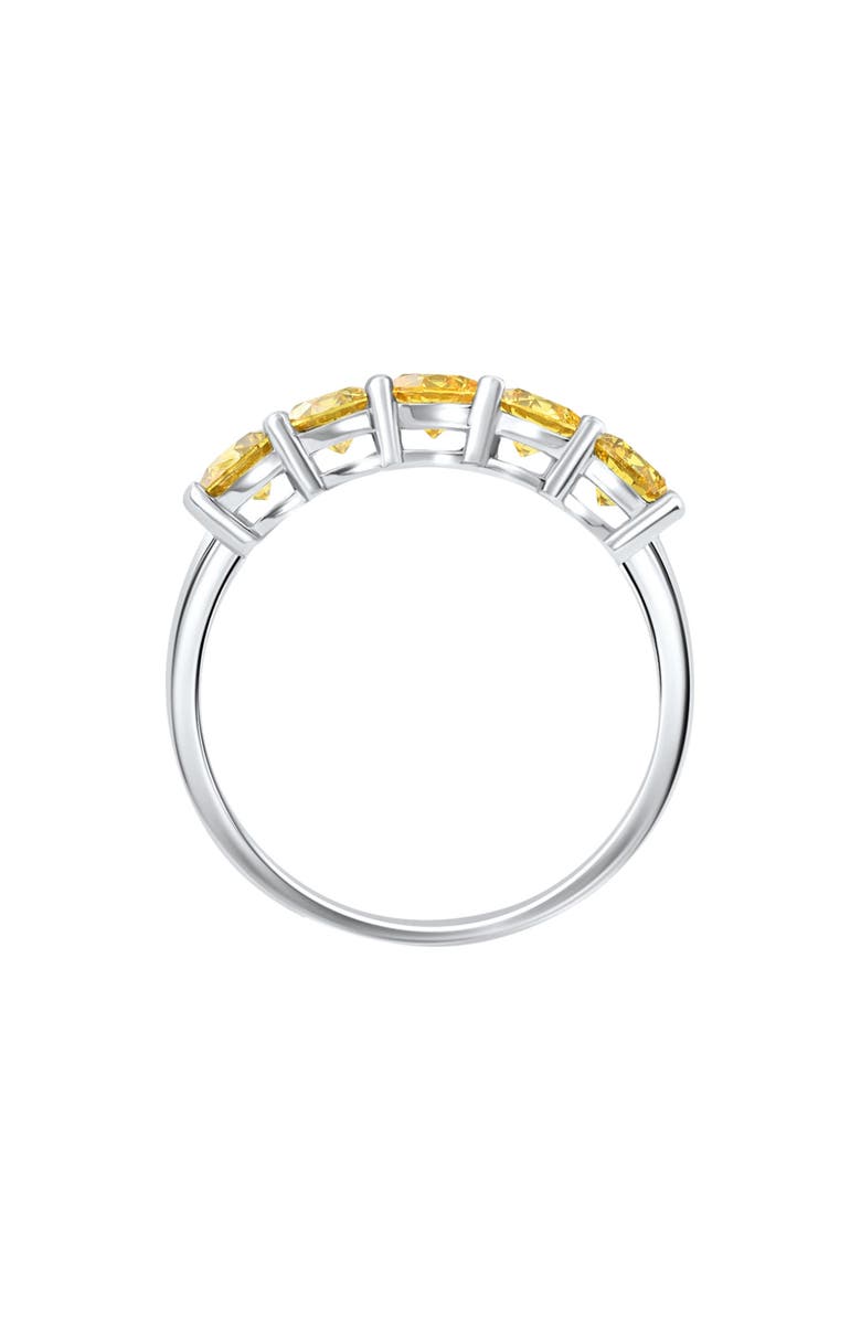 Bliss Diamond 1Ct Fancy Diamond Five Stone Wedding Ring 14k Gold Lab Grown, Alternate, color,