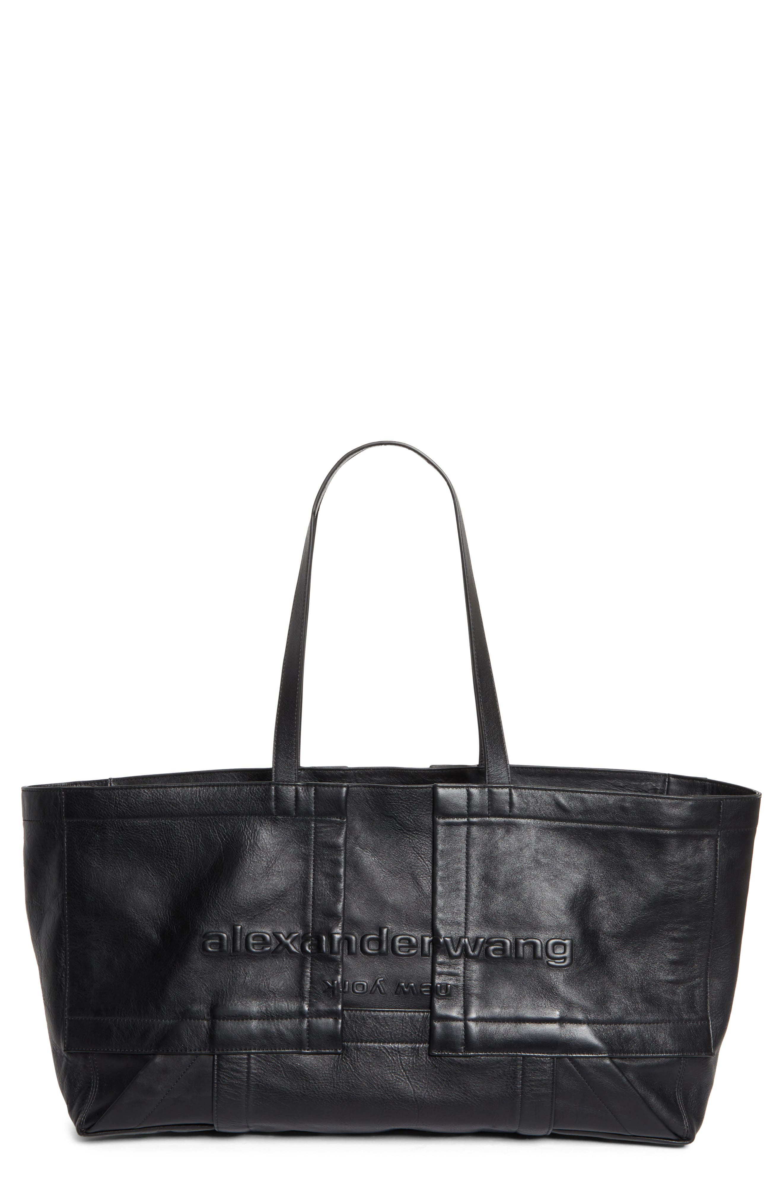 Alexander Wang Large Pack Tote, Main, color, Black