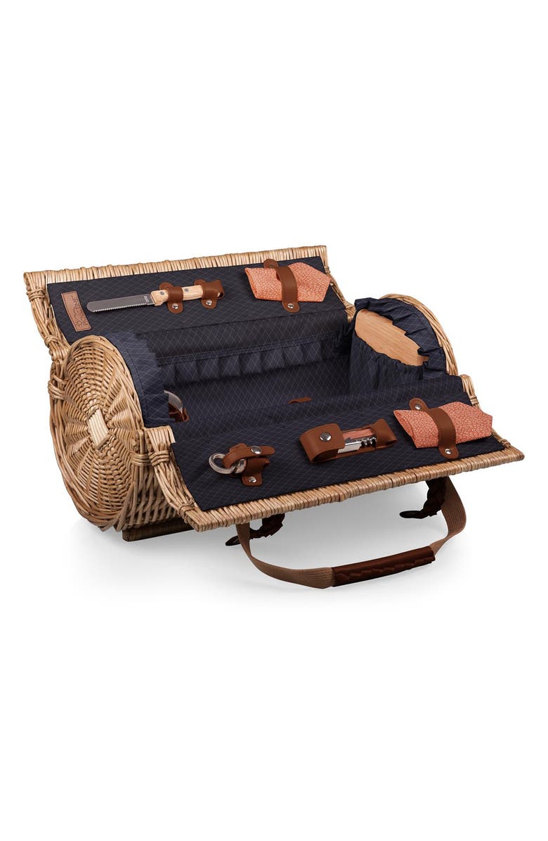 Picnic Time 'Verona' Wicker Picnic Basket, Main, color,