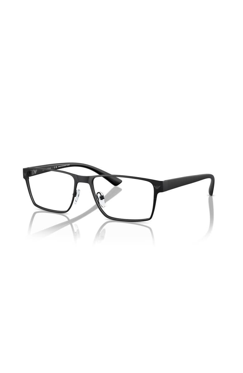 Emporio Armani 53mm Rectangle optical glasses, Main, color, 