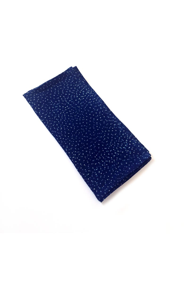 Ichcha Minimalist Eco Cotton Napkin, Alternate, color, Blue