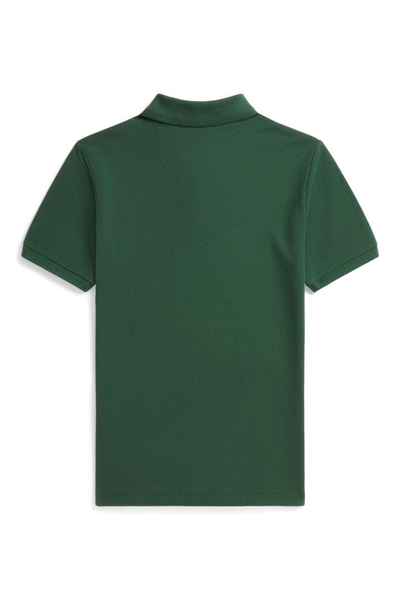 Kids' Cotton Piqué Polo, Alternate, color, VERANO GREEN