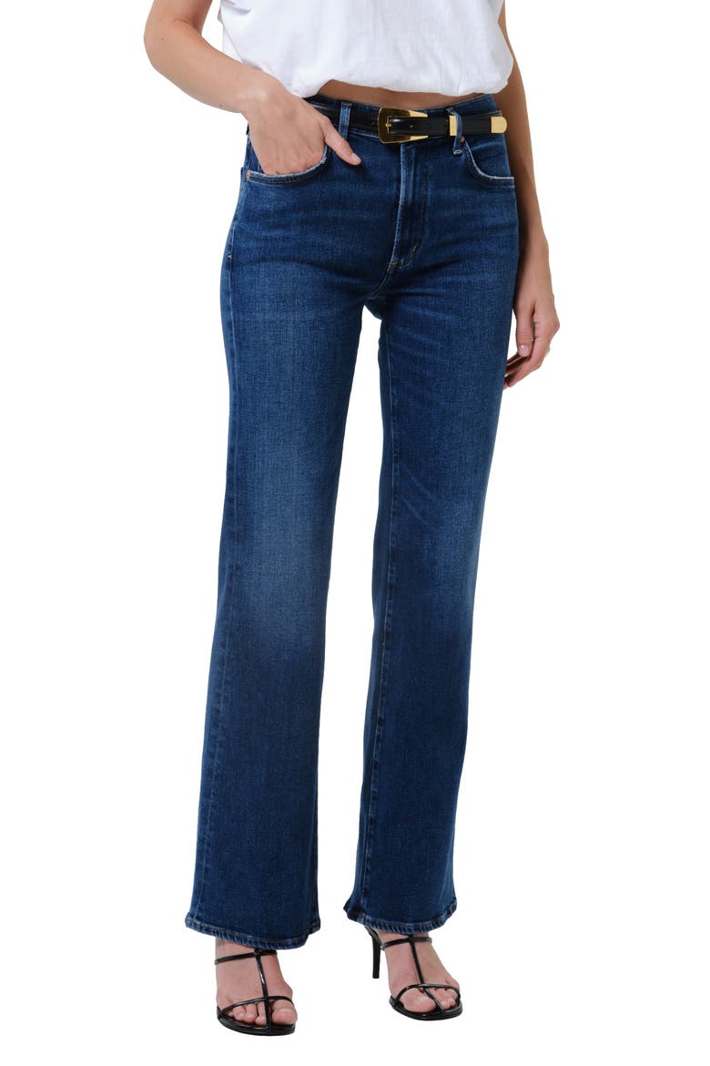 Lilah High Waist Bootcut Jeans, Main, color, BOULEVARD
