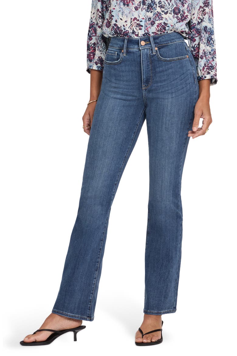Barbara High Waist Bootcut Jeans, Main, color, GALAXY BLUE