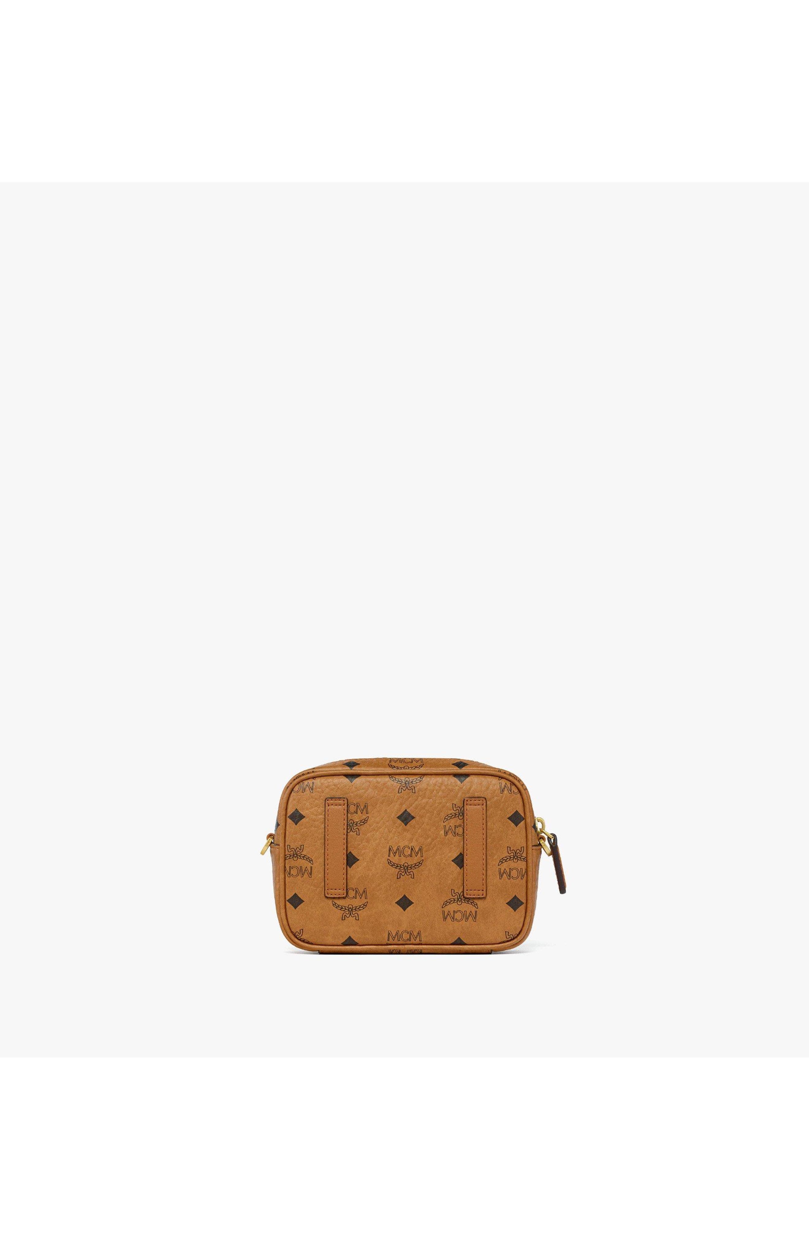 X-mini Aren Crossbody In Visetos, Alternate, color, Cognac