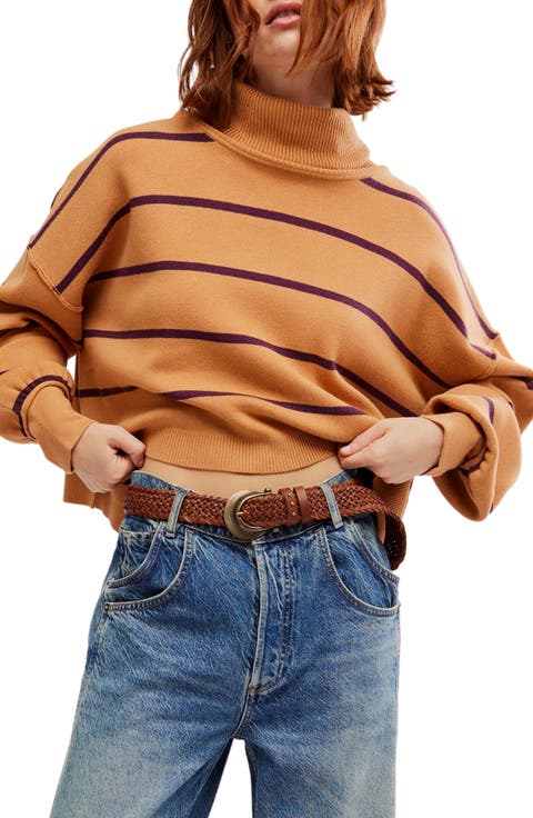 Paulie Stripe Turtleneck Sweater