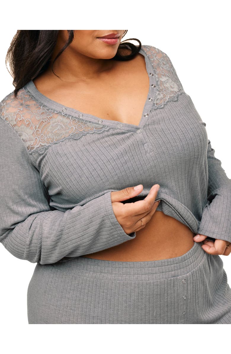 Adore Me Zahra Pajama Lounge Set, Alternate, color,