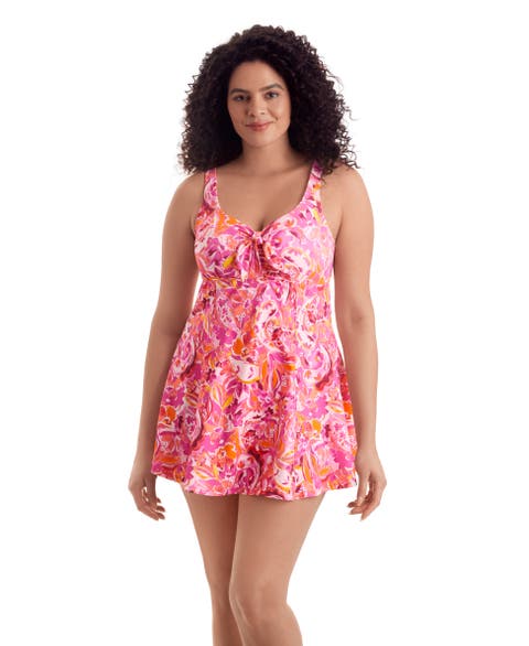 Bow Front Swim Dress
