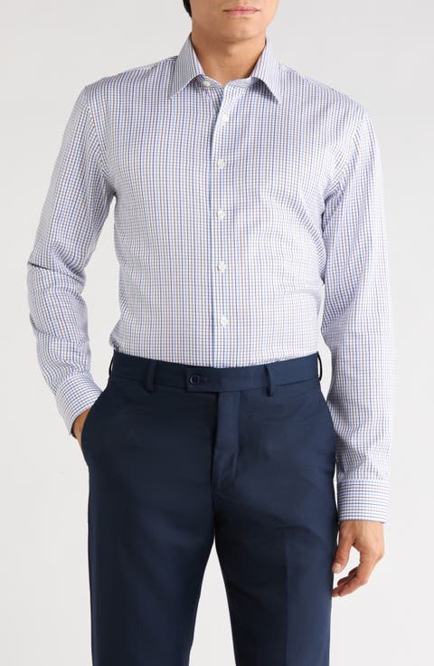 Check Trim Fit Dress Shirt