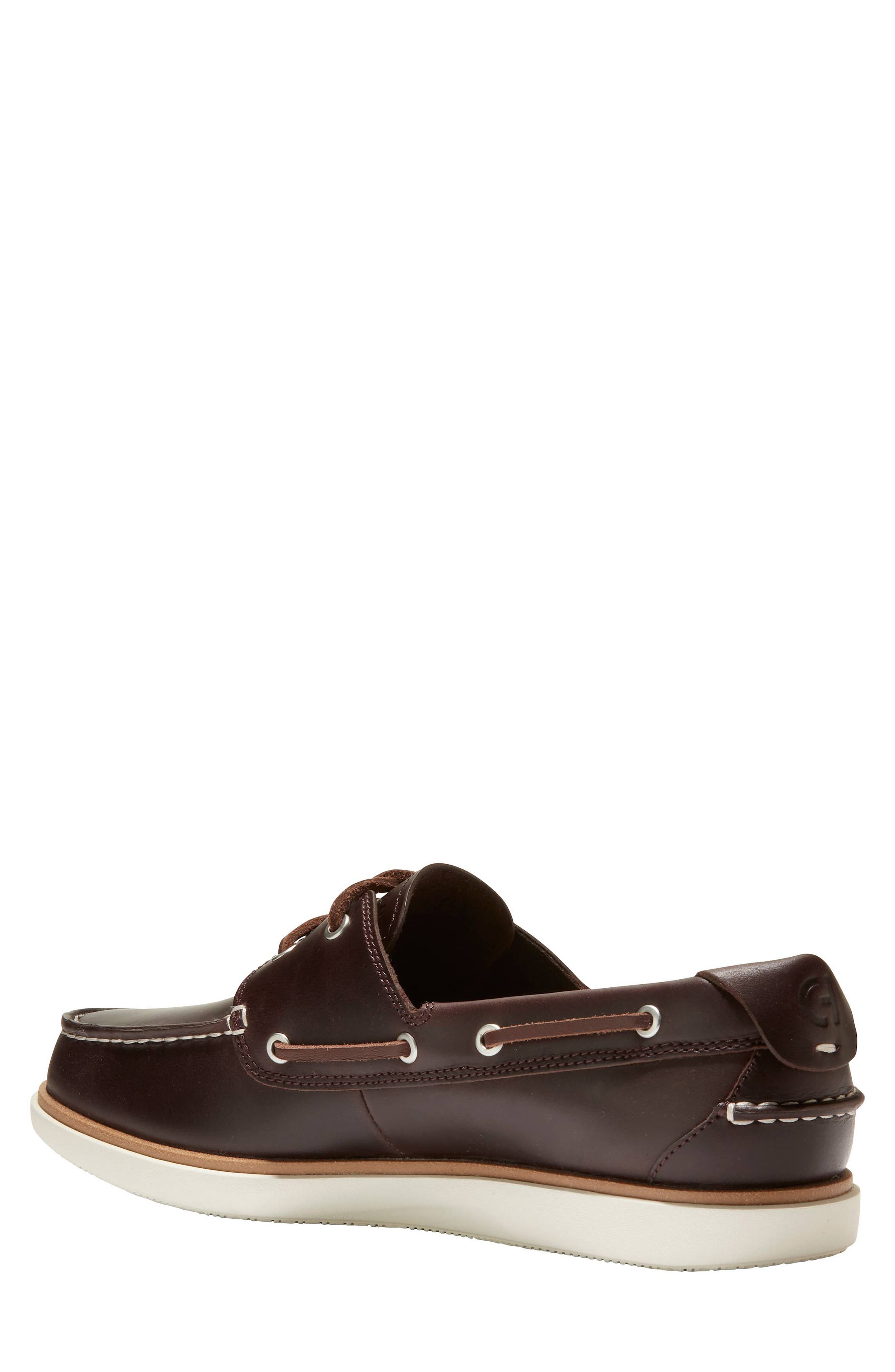 GrandPro Windward Boat Shoe, Alternate, color, DARK CHOCOLATE / IVORY