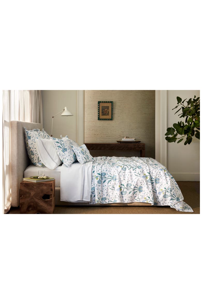 Khilana 500 Thread Count Fitted Sheet, Alternate, color, BLUE