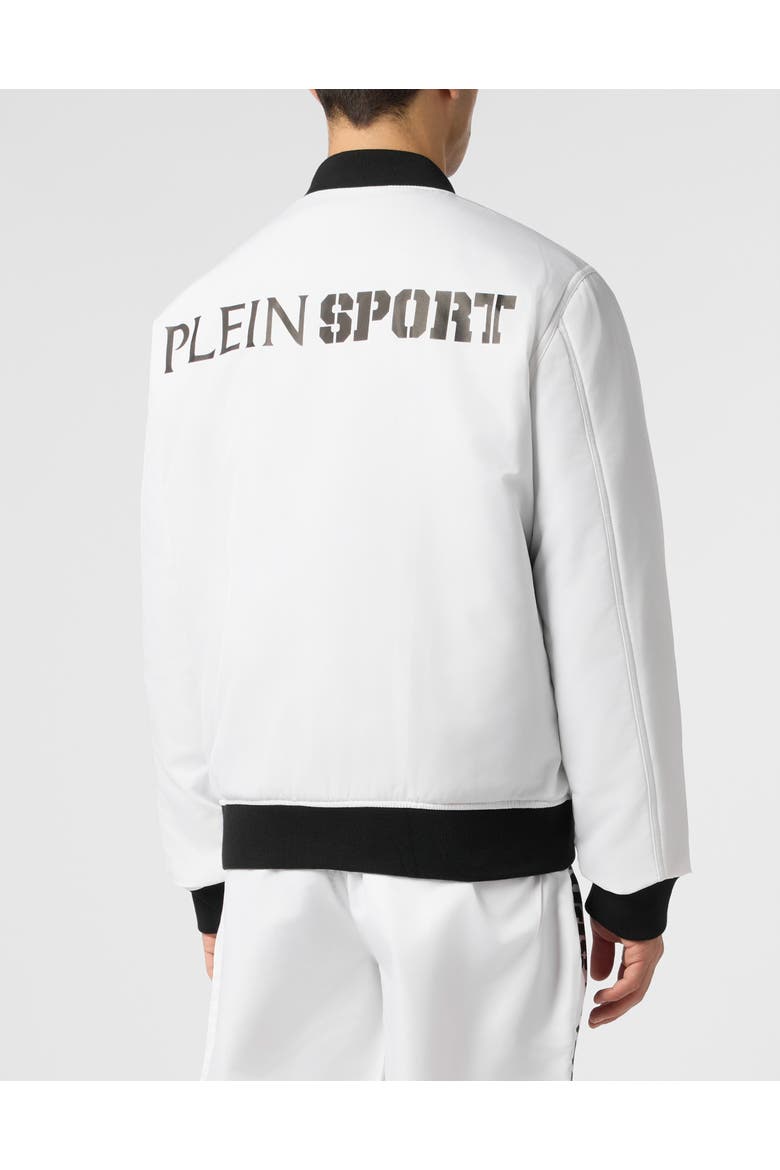 Bomber Scratch Men, Alternate, color, white