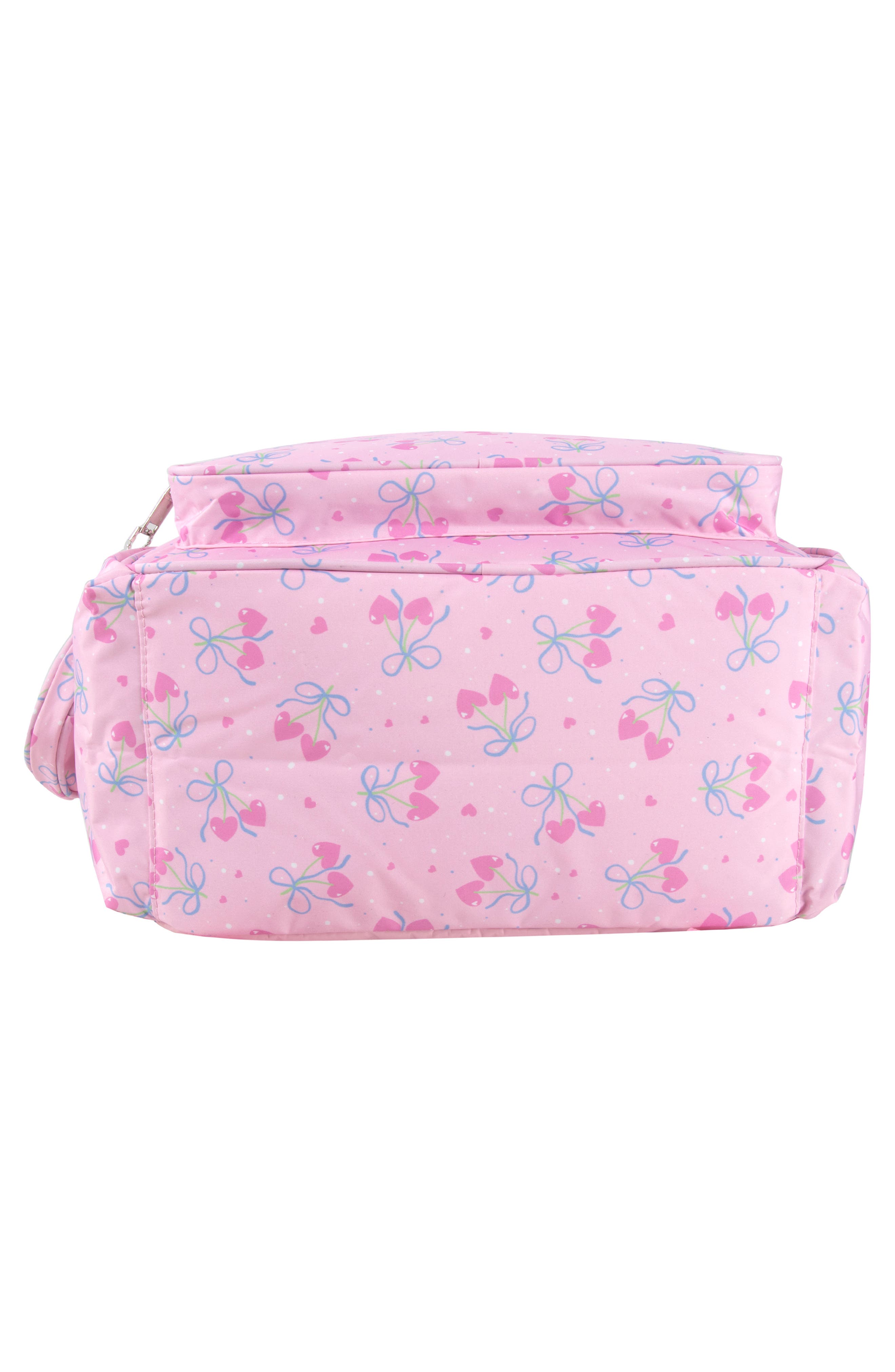 Jessica Simpson Kids' Cherry Print Nylon Backpack, Alternate, color, Pink