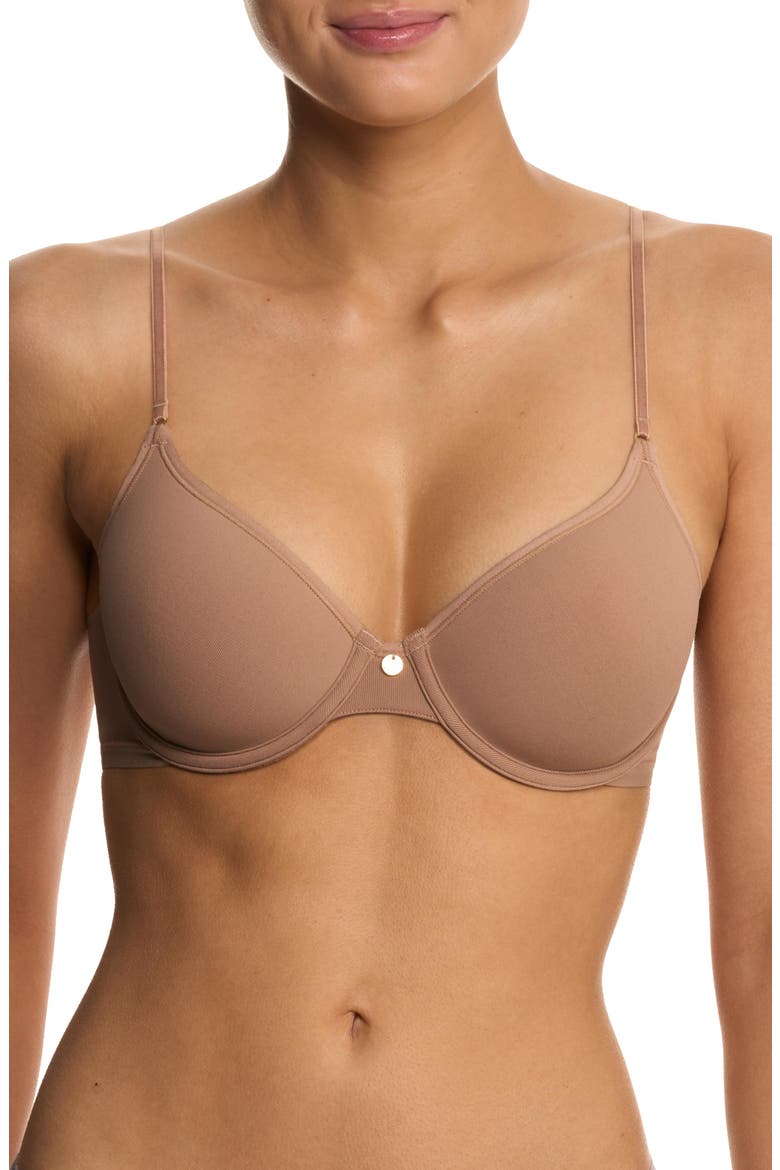 Understated Underwire T-Shirt Bra, Main, color, Toast