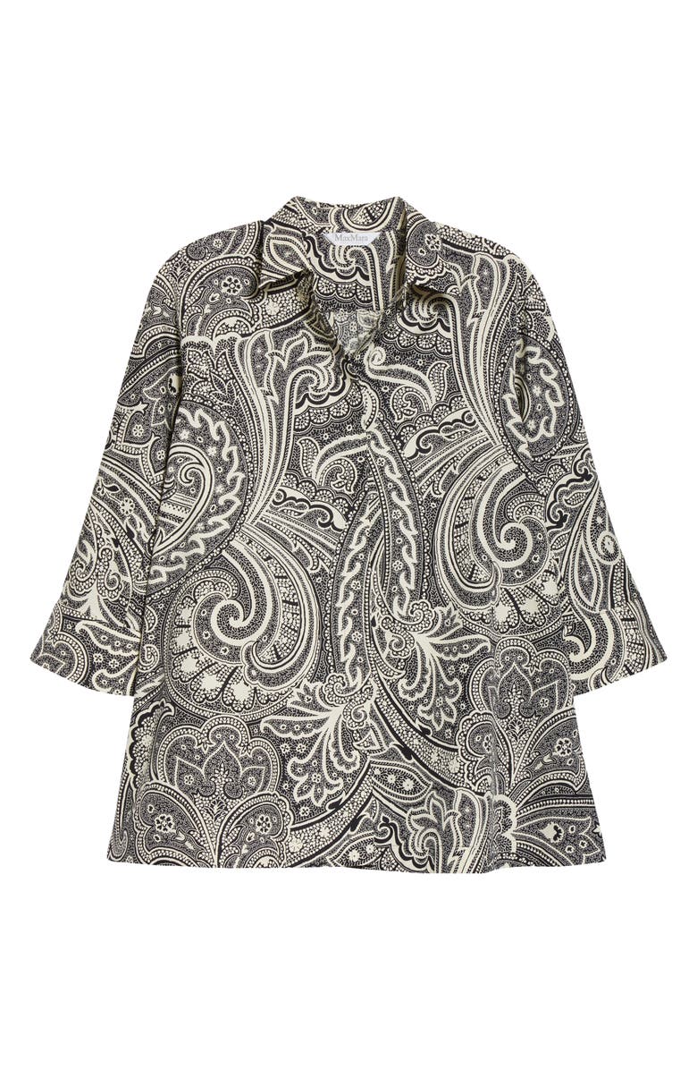Max Mara Glauco Print Cotton Tunic Shirt, Alternate, color, 