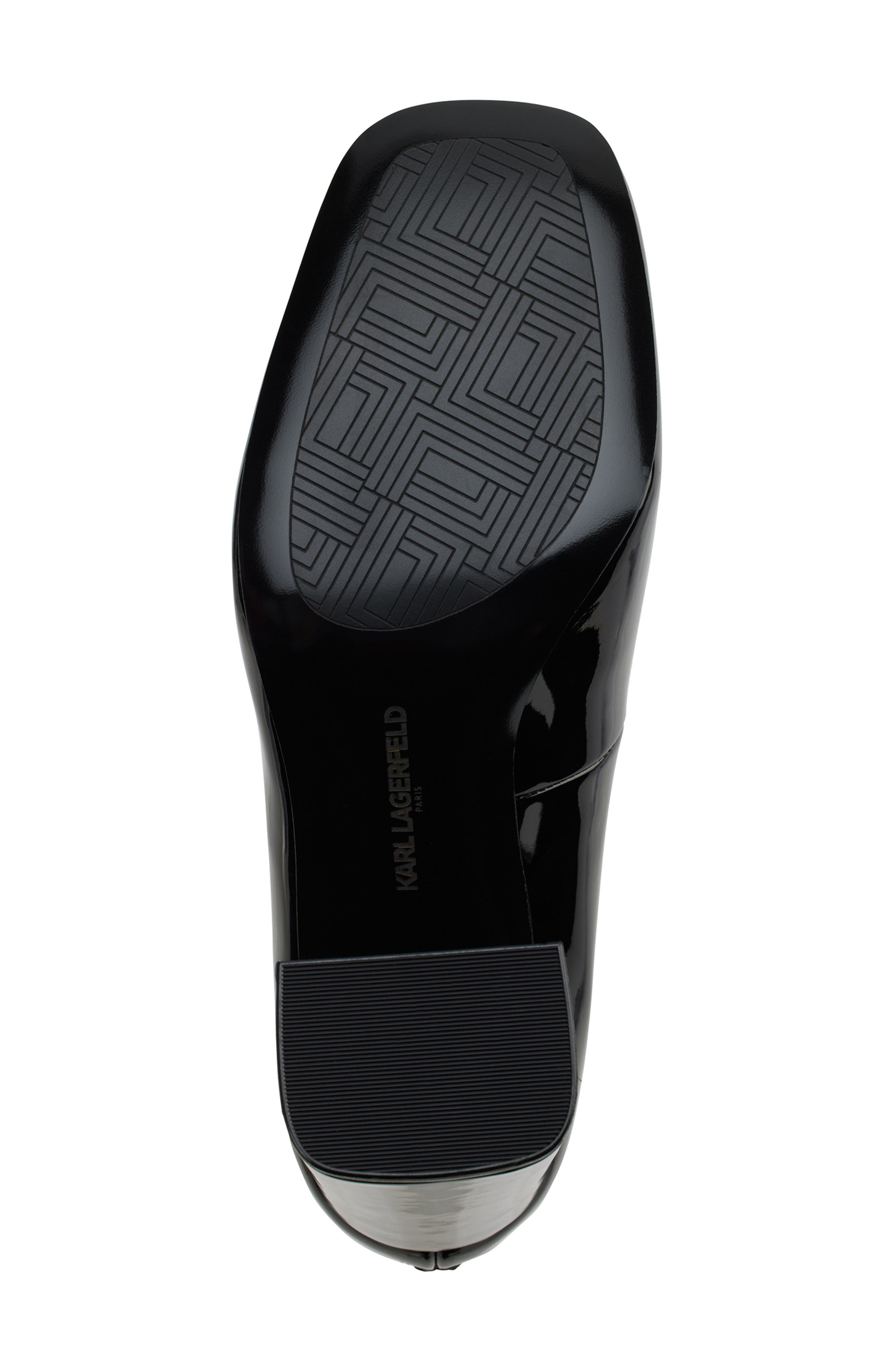 KARL LAGERFELD PARIS Pavla Ankle Strap Pump, Alternate, color, Black