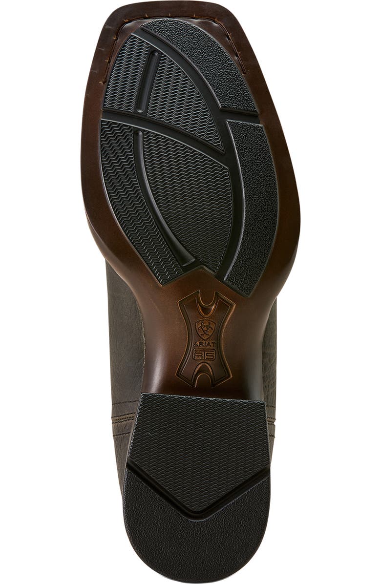 Ariat Booker Wide Square Toe Western Chelsea Boot, Alternate, color, Gray