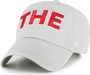 '47 Men's '47 Gray Ohio State Buckeyes Clean Up Adjustable Hat