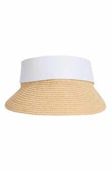 Bruno Magli Straw Visor