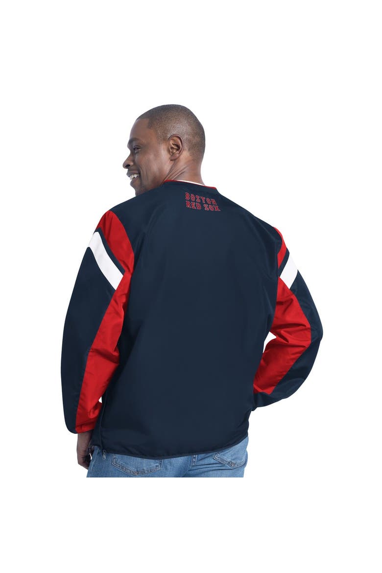 Men's G-III Sports by Carl Banks Navy Boston Red Sox Double Coverage V-Neck Pullover, Alternate, color, Navy