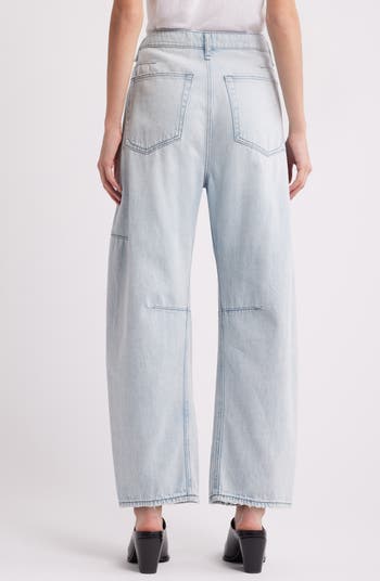 Charlie High Waist Crop Barrel Jeans