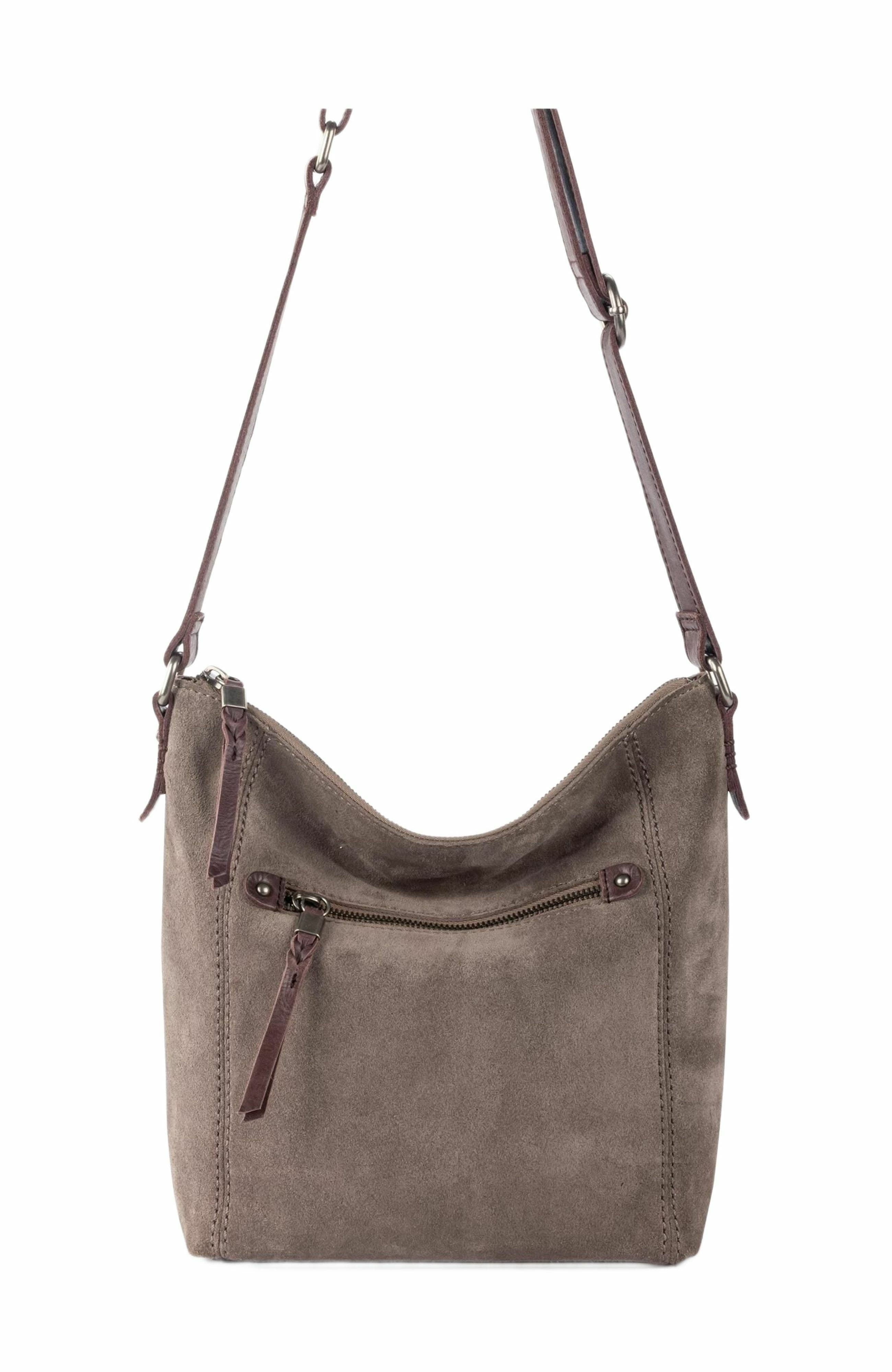 Ashland Leather Crossbody, Alternate, color, Mushroom Suede