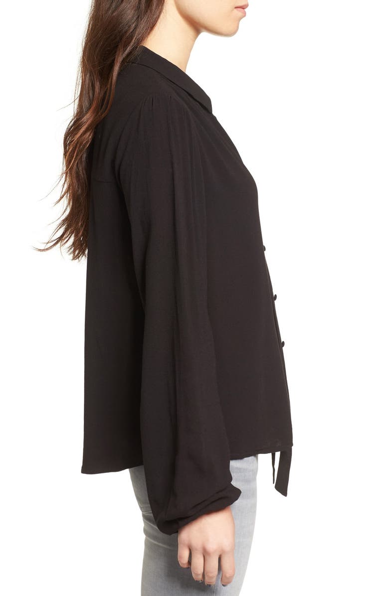 Chloe & Katie Tie Neck Blouse, Alternate, color, 