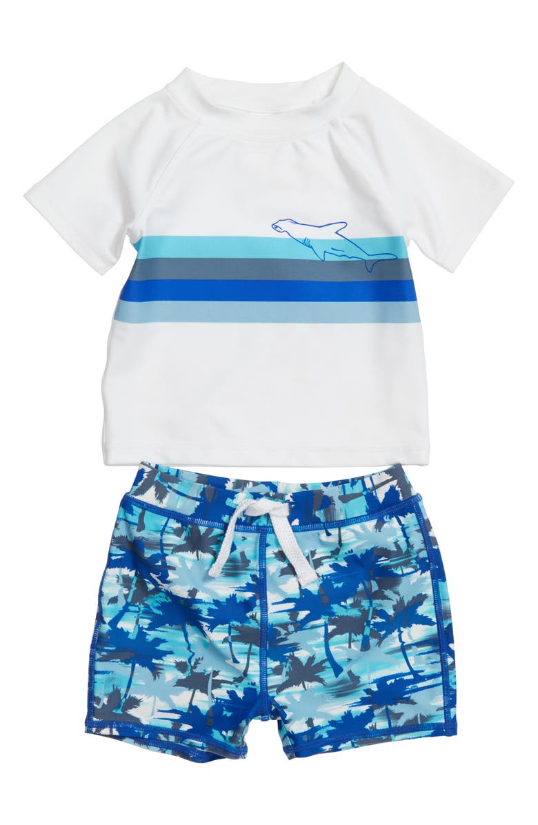 Tucker + Tate Two-Piece Rashguard Swimsuit, Main, color,