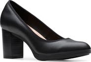 Clarks® Bayla Carly Leather Pump