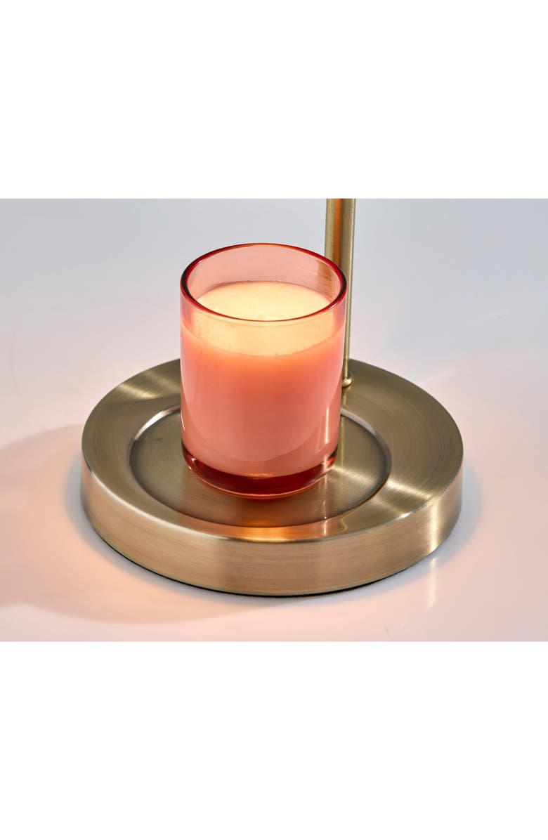 ADESSO LIGHTING Perry Candle Warmer Lamp, Alternate, color, Antique Brass
