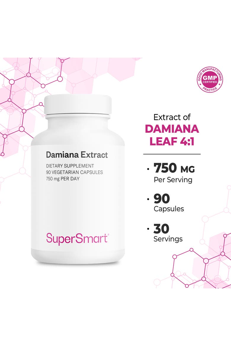 Damiana Extract 750mg, Alternate, color, None