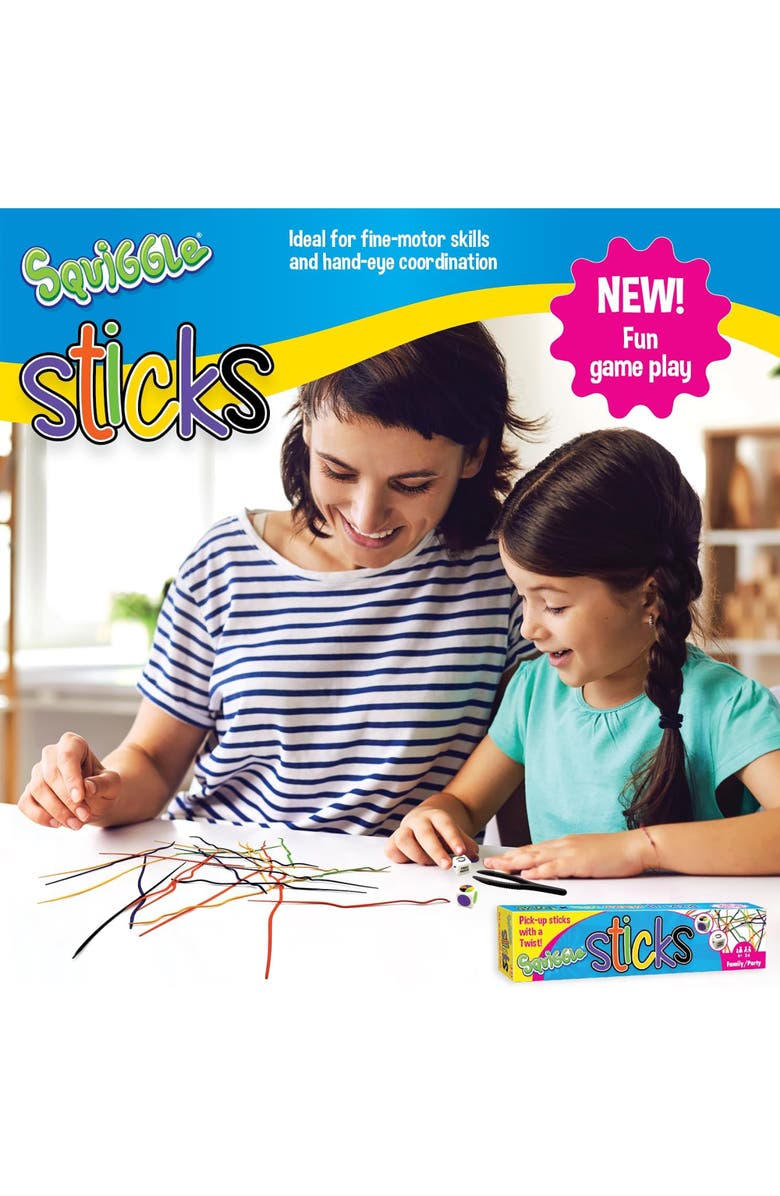 RandomLine of Creative Things Squiggle Sticks Pickup Sticks Game, 6+, Alternate, color,