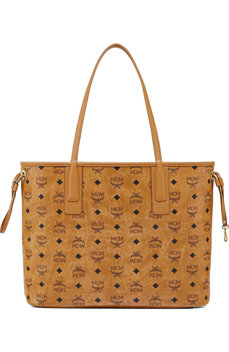 MCM Reversible Liz Shopper in Bandana Visetos, Alternate, color,