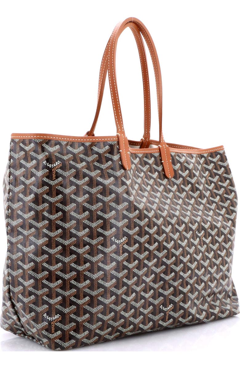 Pre-Owned Goyard Saint Louis Tote Coated Canvas PM, Alternate, color, Brown