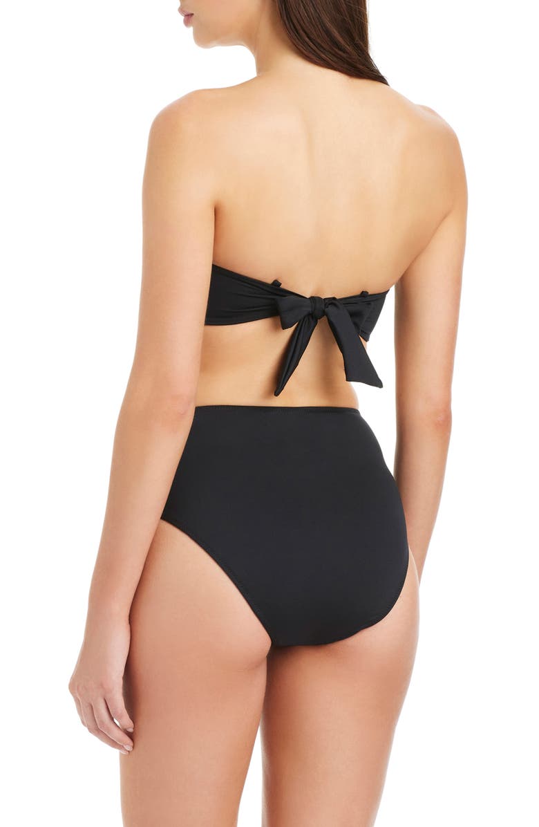 Sanctuary Embroidered Bandeau Bikini Top, Alternate, color, 