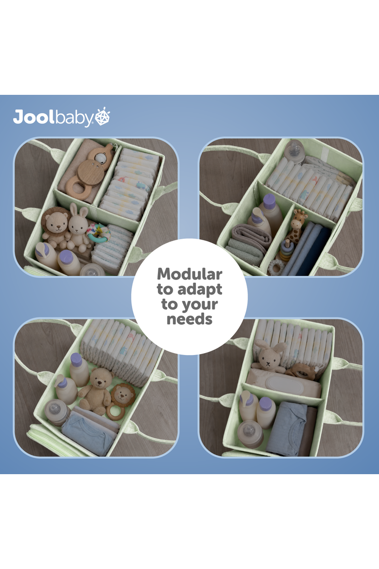 Tag-Along Diaper Caddy Organizer, Alternate, color, Sage